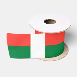 Ruban En Satin Drapeau de Madagascar