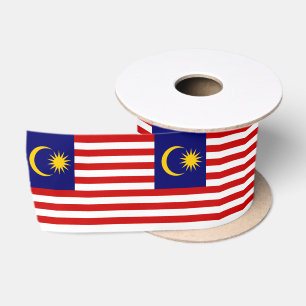 Ruban En Satin Drapeau de Malaisie