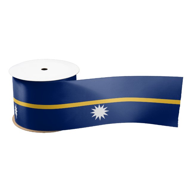 Ruban En Satin Drapeau de Nauru (Bobine)
