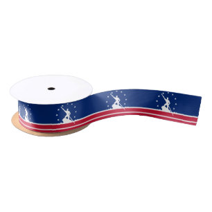 Ruban En Satin Drapeau de Richmond, Virginia Satin Ribbon