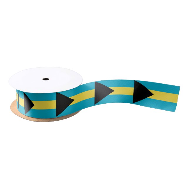 Ruban En Satin Drapeau des Bahamas (Bobine)