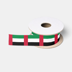 Ruban En Satin Drapeau des Émirats arabes unis