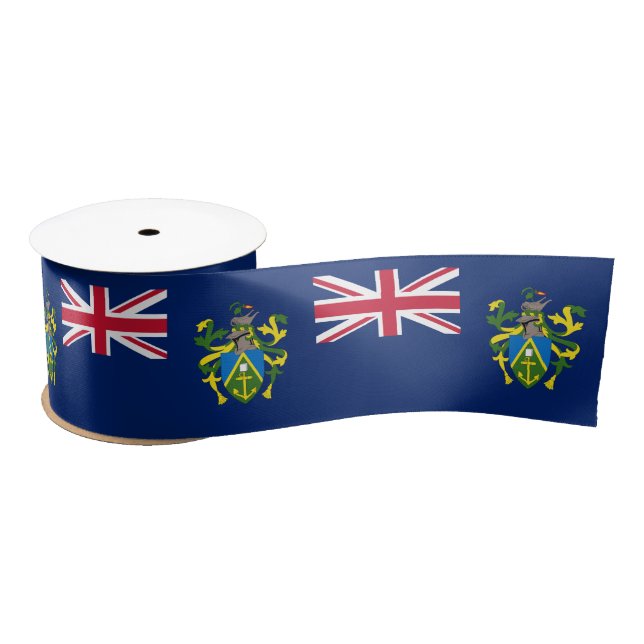Ruban En Satin Drapeau des îles Pitcairn (Bobine)