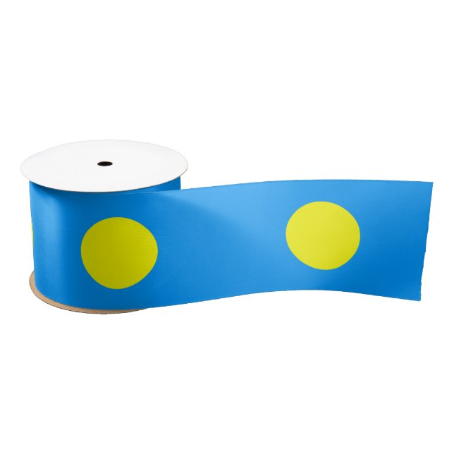 Ruban En Satin Drapeau des Palaos (Bobine)