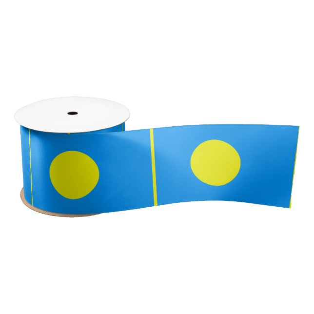 Ruban En Satin Drapeau des Palaos (Bobine)