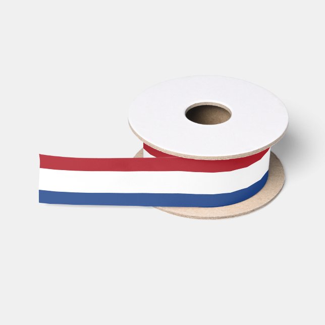 Ruban En Satin Drapeau des Pays-Bas (Bobine)