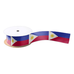 Ruban En Satin Drapeau des Philippines
