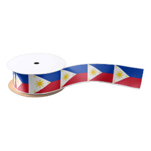 Ruban En Satin Drapeau des Philippines