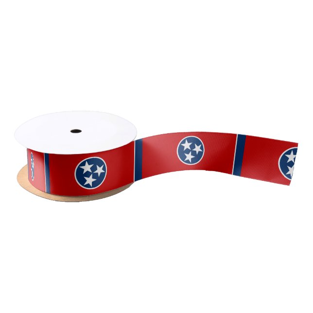 Ruban En Satin Drapeau d'état du Tennessee (Bobine)