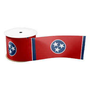Ruban En Satin Drapeau d'État du Tennessee
