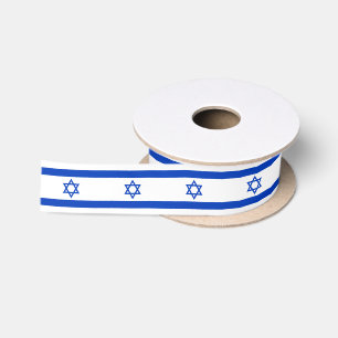 Ruban En Satin Drapeau d'Israël