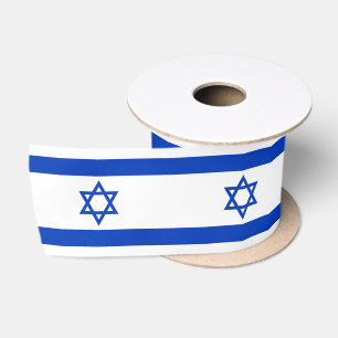 Ruban En Satin Drapeau d'Israël