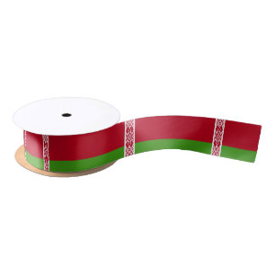 Ruban En Satin Drapeau du Belarus