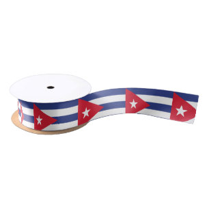 Ruban En Satin Drapeau du Cuba
