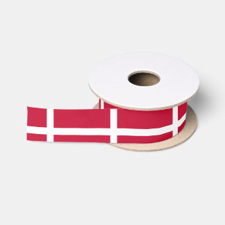 Ruban En Satin Drapeau du Danemark