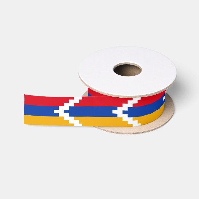 Ruban En Satin Drapeau du Haut-Karabagh (Bobine)