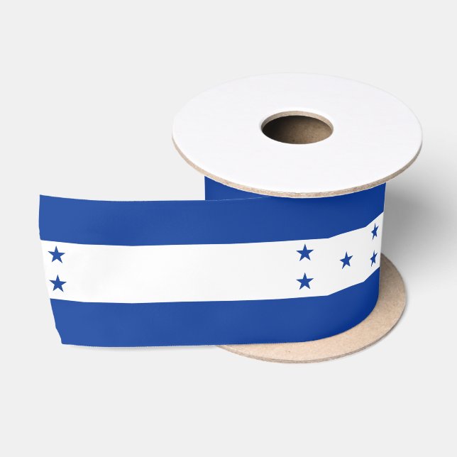 Ruban En Satin Drapeau du Honduras (Bobine)