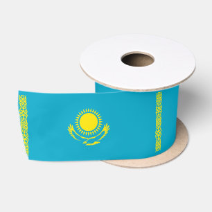 Ruban En Satin Drapeau du Kazakhstan