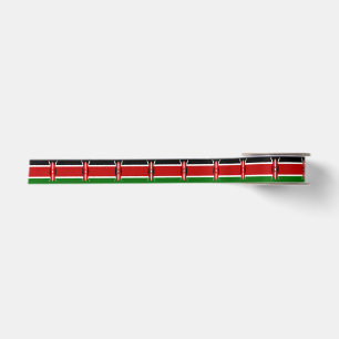 Ruban En Satin Drapeau du Kenya