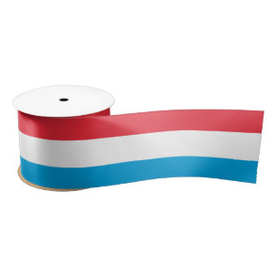 Ruban En Satin Drapeau du Luxembourg