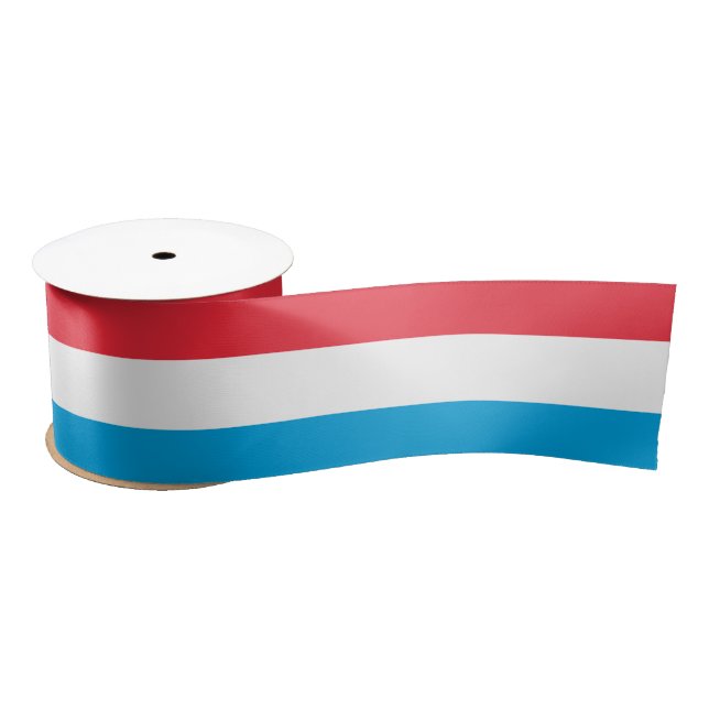 Ruban En Satin Drapeau du Luxembourg (Bobine)