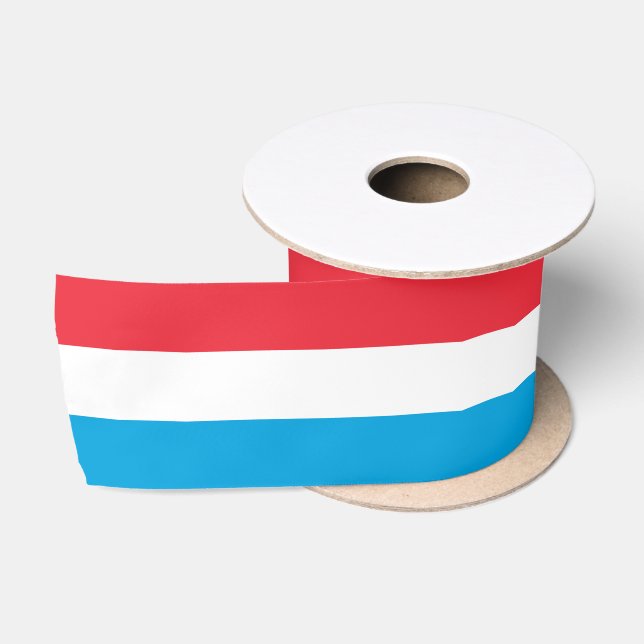 Ruban En Satin Drapeau du Luxembourg (Bobine)