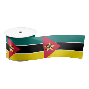 Ruban En Satin Drapeau du Mozambique