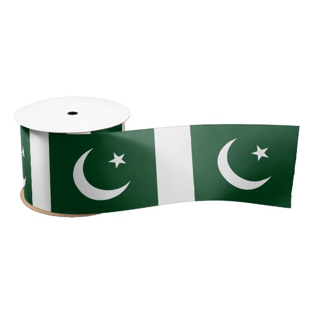 Ruban En Satin Drapeau du Pakistan (Bobine)