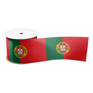 Ruban En Satin Drapeau du Portugal