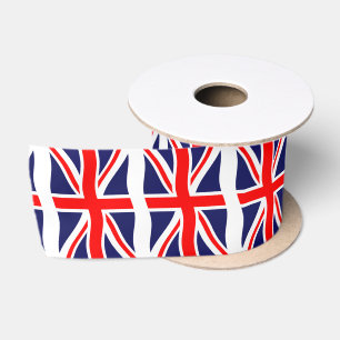 Ruban En Satin Drapeau du Royaume-Uni + vos idées