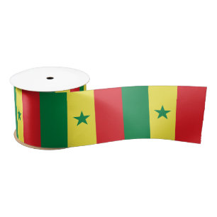 Ruban En Satin Drapeau du Sénégal