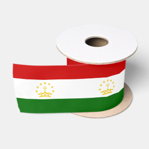 Ruban En Satin Drapeau du Tadjikistan