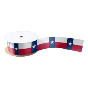 Ruban En Satin Drapeau du Texas, ruban de drapeau d'état