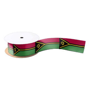 Ruban En Satin Drapeau du Vanuatu