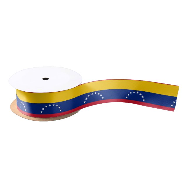 Ruban En Satin Drapeau du Venezuela (Bobine)