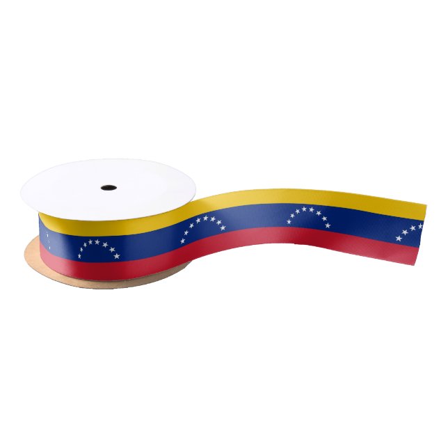 Ruban En Satin Drapeau du Venezuela (Bobine)