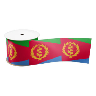 Ruban En Satin Drapeau érythréen & voyage en Erythrée, fan de 