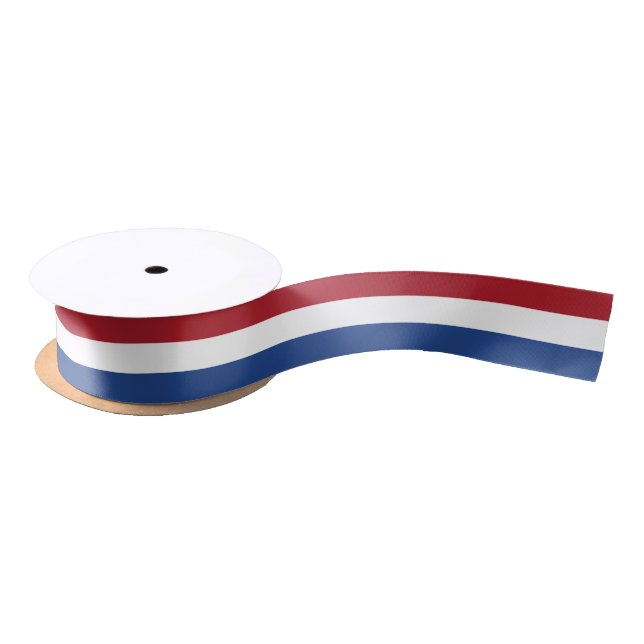 Ruban En Satin Drapeau hollandais couleur ruban, mode, Pays-Bas (Bobine)