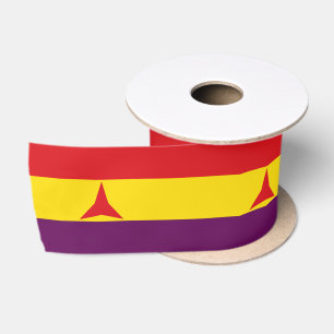 Ruban En Satin Drapeau international des brigades (Guerre civile