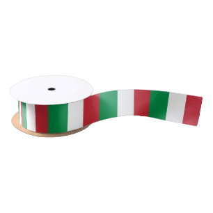 Ruban En Satin Drapeau Italie
