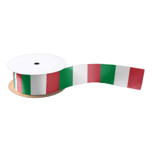 Ruban En Satin Drapeau Italie