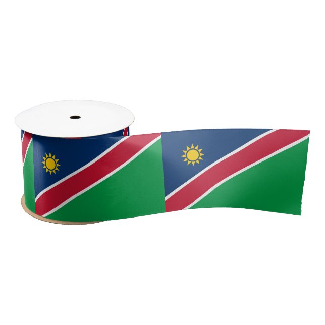 Ruban En Satin Drapeau Namibie (Bobine)