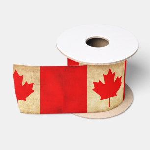 Ruban En Satin Drapeau national patriotique Vintage original du C