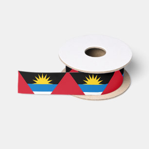 Ruban En Satin Drapeau patriotique d'Antigua-et-Barbuda