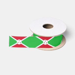 Ruban En Satin Drapeau patriotique du Burundi