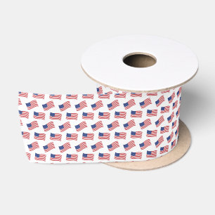 Ruban En Satin Drapeau Patriotique Satin Ruban