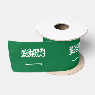 Ruban En Satin Drapeau saoudien & Voyage Arabie Saoudite, vacance