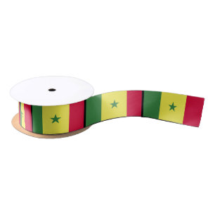 Ruban En Satin Drapeau sénégalais