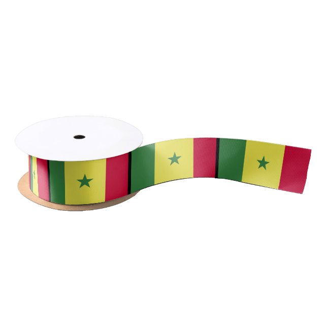Ruban En Satin Drapeau sénégalais (Bobine)