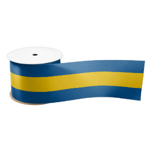 Ruban En Satin Drapeau suédois couleurs ruban, patriotes, Suède